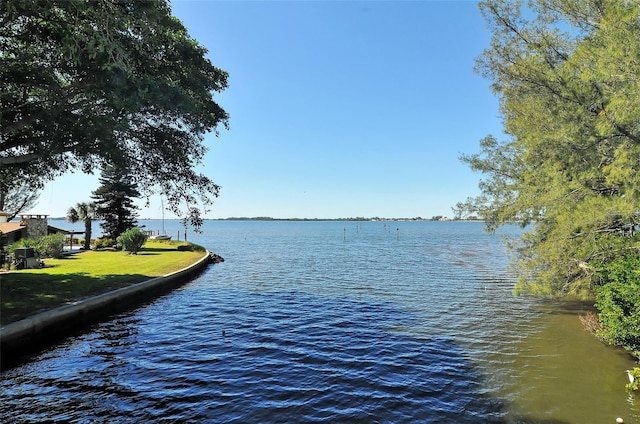 view of water feature