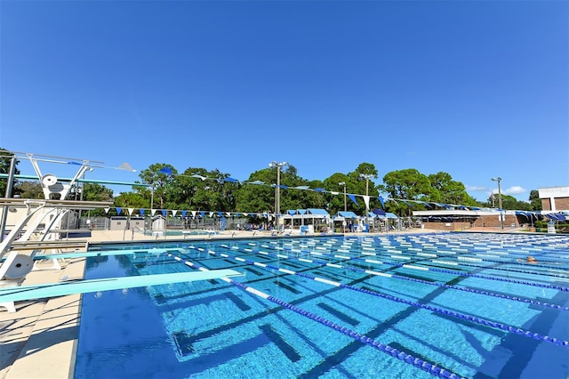 view of community pool