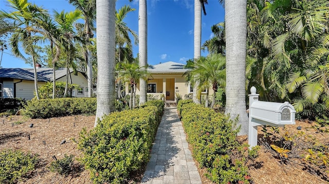 view of front of home