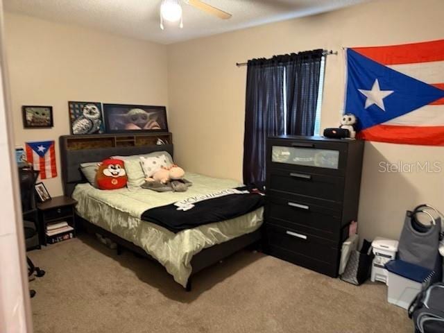 1136 Doncaster Ct, Kissimmee, FL 34758 - bedroom featuring carpet floors and ceiling fan