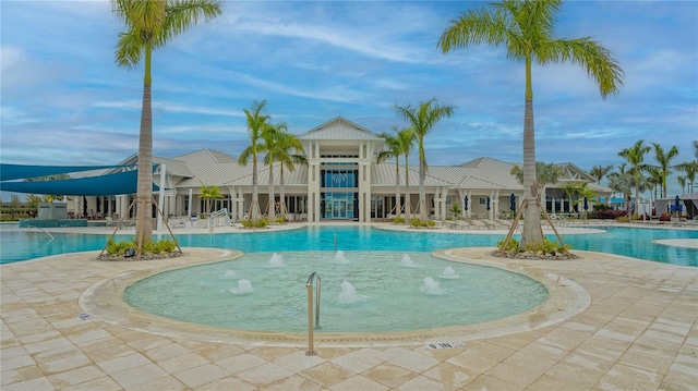 view of community pool