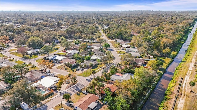 aerial view featuring a residential view