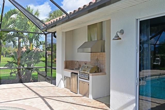 10509 Winding Stream Way, Bradenton, FL 34212 - sunroom / solarium with a sink