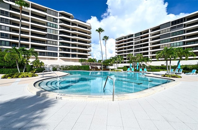 view of community pool