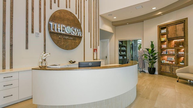 view of reception area
