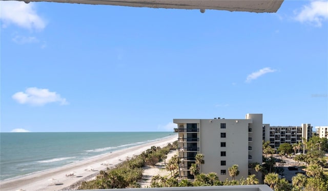 water view with a beach view