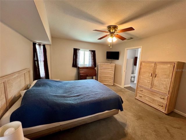 503 Philodendron, Punta Gorda, FL 33955 - bedroom with carpet, visible vents, a textured ceiling, and baseboards
