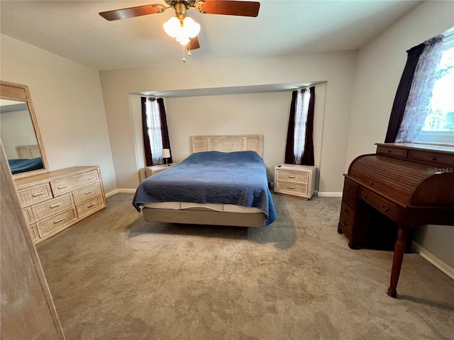 503 Philodendron, Punta Gorda, FL 33955 - carpeted bedroom featuring ceiling fan and baseboards