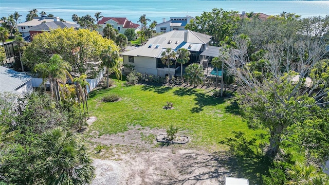 birds eye view of property featuring a residential view