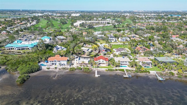 birds eye view of property featuring a residential view