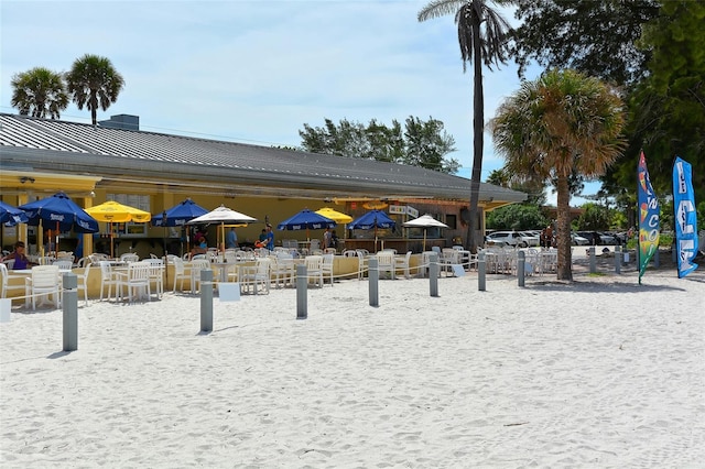 surrounding community featuring volleyball court