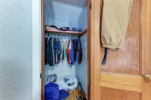 view of closet