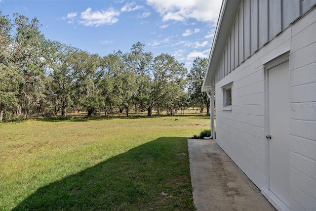 view of yard