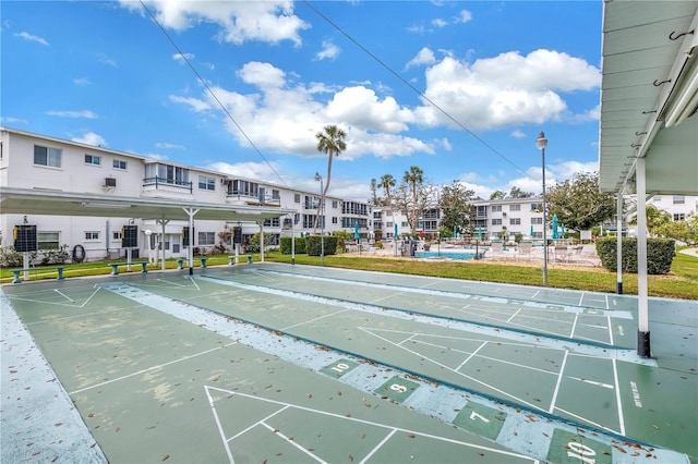 surrounding community with shuffleboard