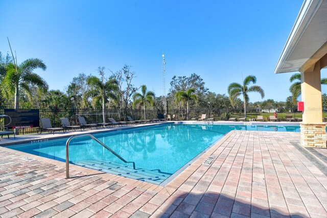 pool with fence