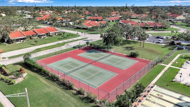 bird's eye view featuring a residential view