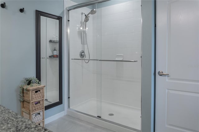 full bath with a stall shower