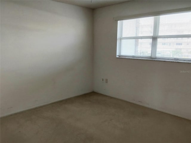 unfurnished room featuring carpet flooring