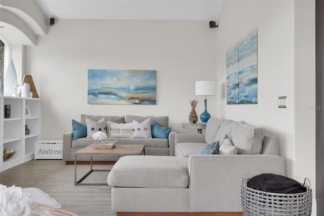 living room featuring wood finished floors