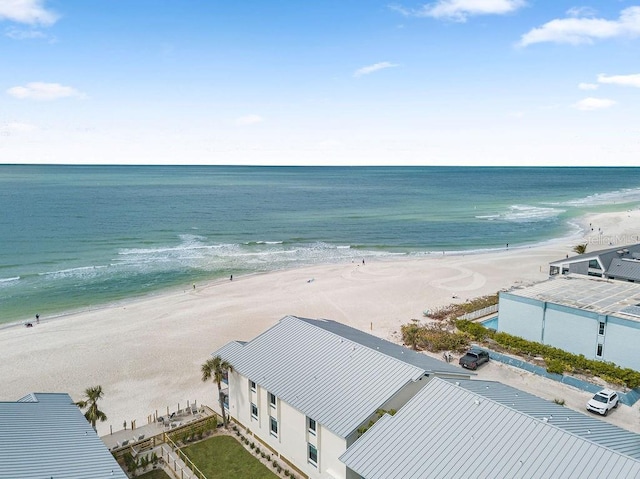 water view with a beach view