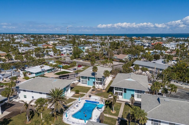 drone / aerial view featuring a residential view