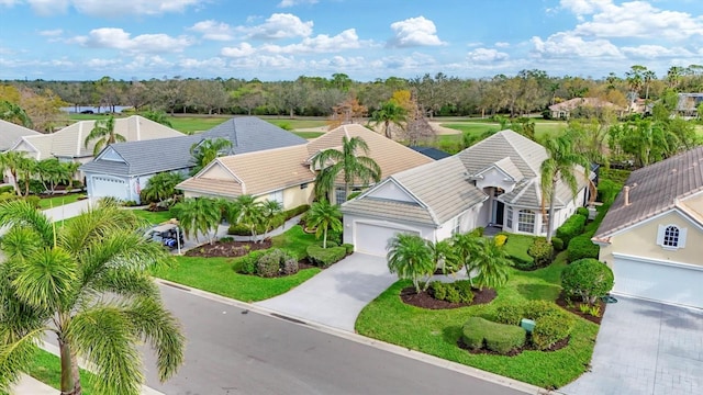 birds eye view of property featuring a residential view