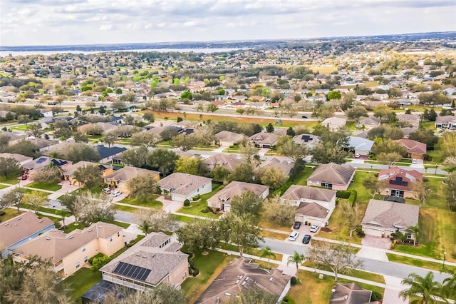 aerial view featuring a residential view