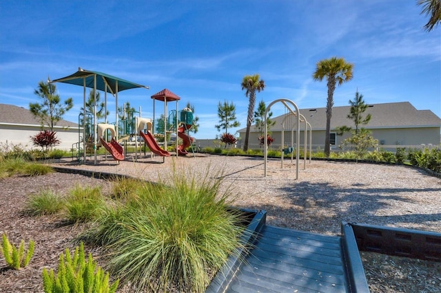 view of communal playground