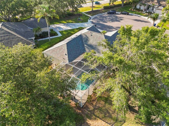 10306 Palmbrooke Ter, Bradenton, FL 34202 - aerial view of property and surrounding area with a pool area