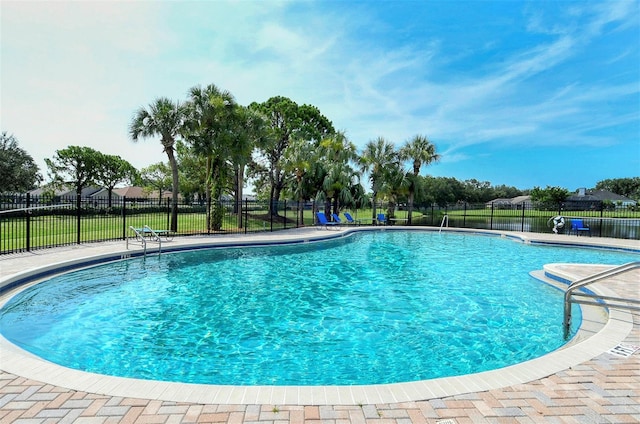 pool with fence