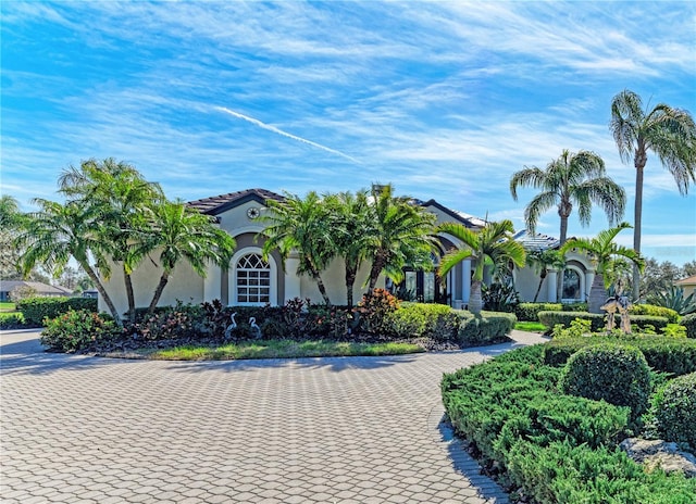 view of front of property with stucco siding