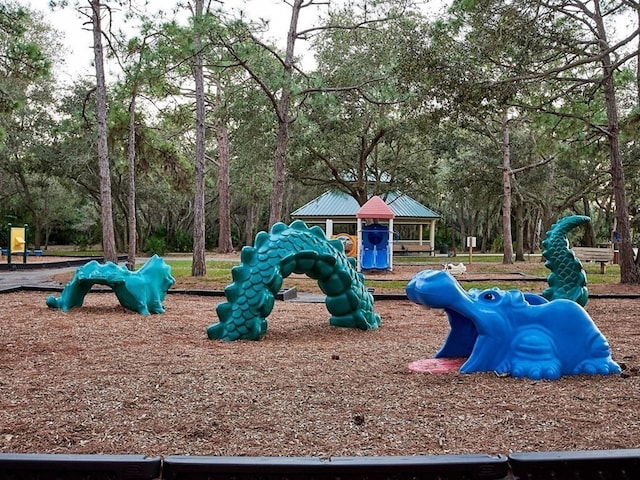 view of communal playground