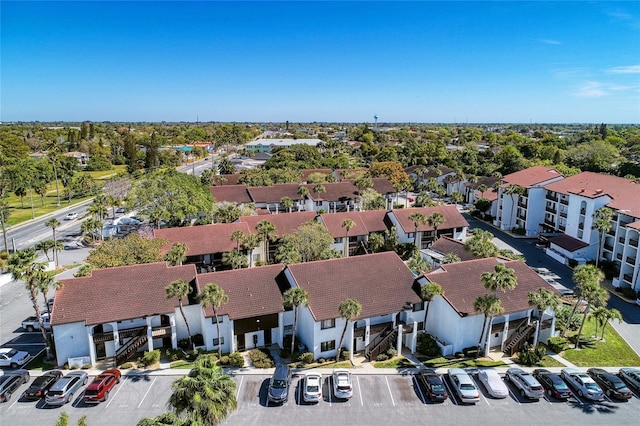 aerial view featuring a residential view