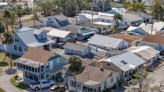 bird's eye view featuring a residential view