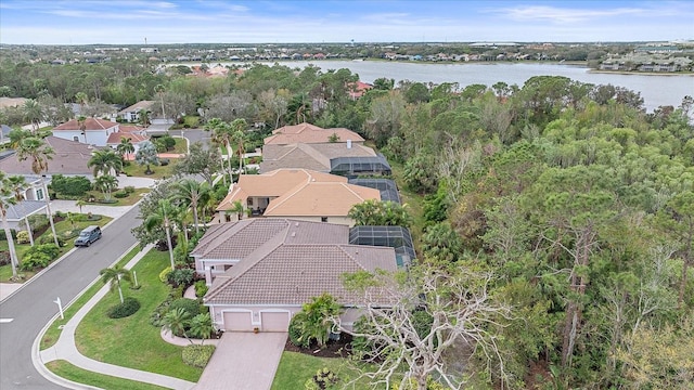 6617 Nautical Dr, Lakewood Ranch, FL 34202 - bird's eye view featuring a water view