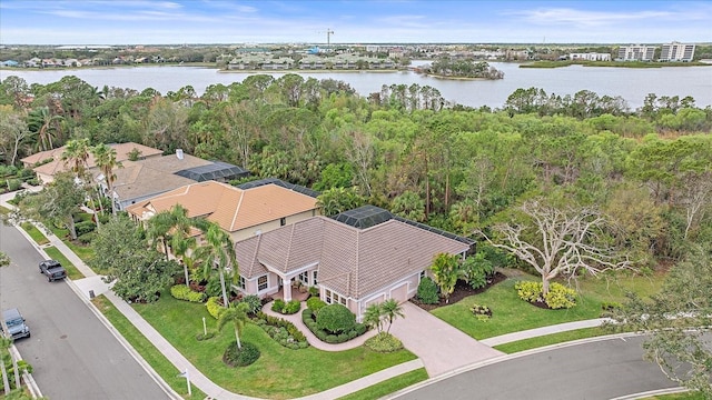 6617 Nautical Dr, Lakewood Ranch, FL 34202 - drone / aerial view featuring a water view