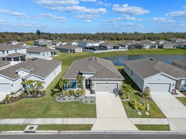 bird's eye view featuring a residential view