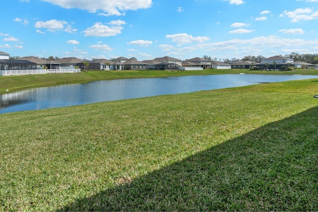 water view featuring a residential view