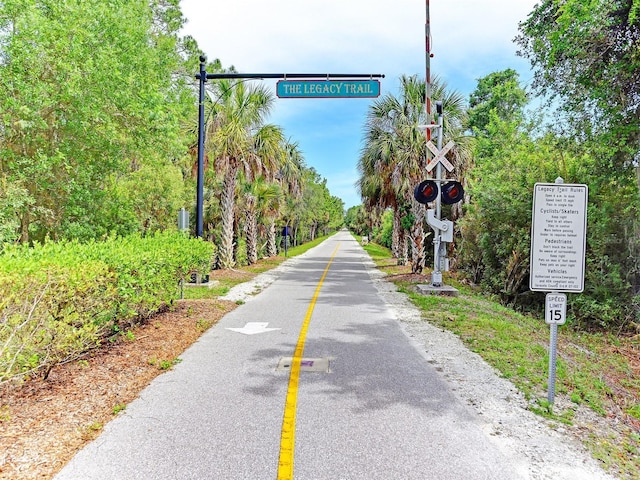 view of road