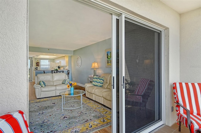2320 Terra Ceia Bay Blvd Unit 808, Palmetto, FL 34221 - living area with a textured wall