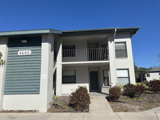 multi unit property with stucco siding