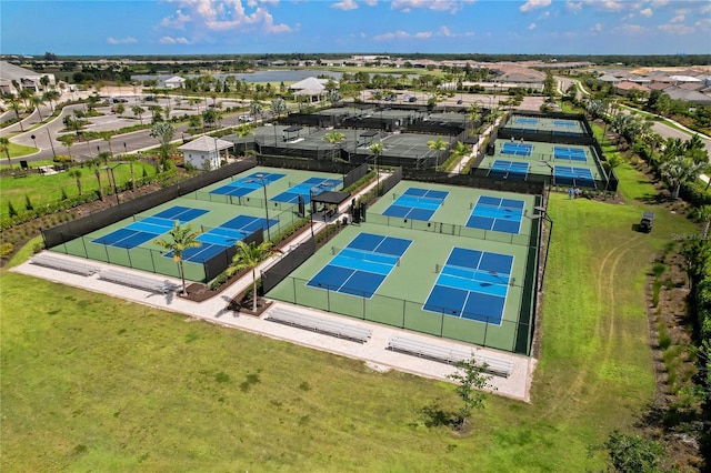 birds eye view of property featuring a residential view