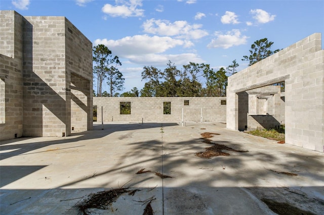 view of patio / terrace with fence