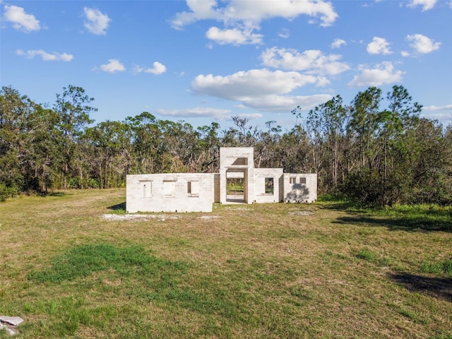 view of outdoor structure