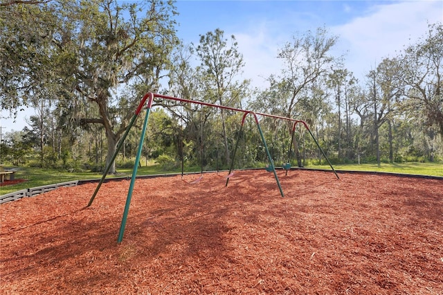 view of communal playground