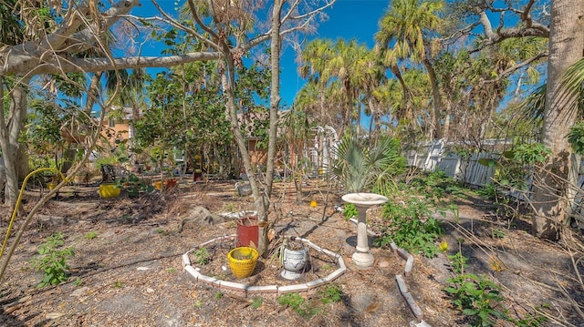 813 Plymouth St, Sarasota, FL 34242 - view of yard with fence