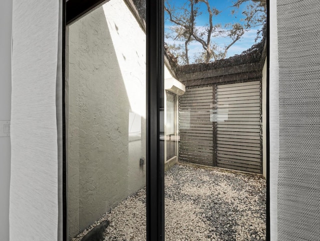 view of property exterior featuring stucco siding