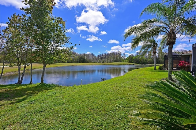 property view of water