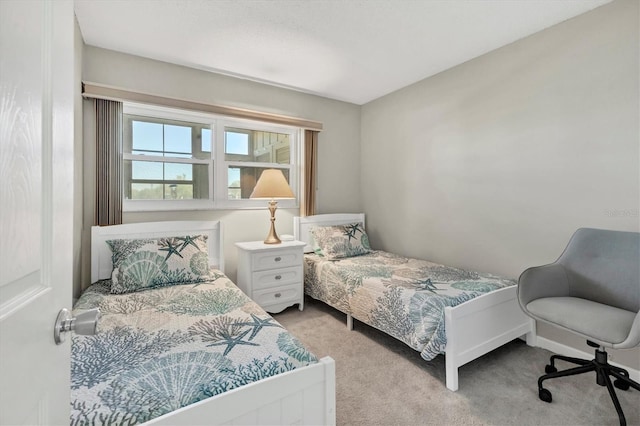 bedroom featuring carpet floors