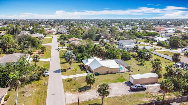 bird's eye view featuring a residential view